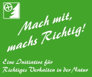 Mach mit, machs Richtig! - Eine Initiative von Umweltcacher.de fuer richtiges Verhalten in der Natur